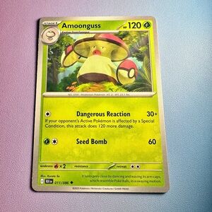 amoonguss - 011/086 (uncommon) — pokemon: black bolt